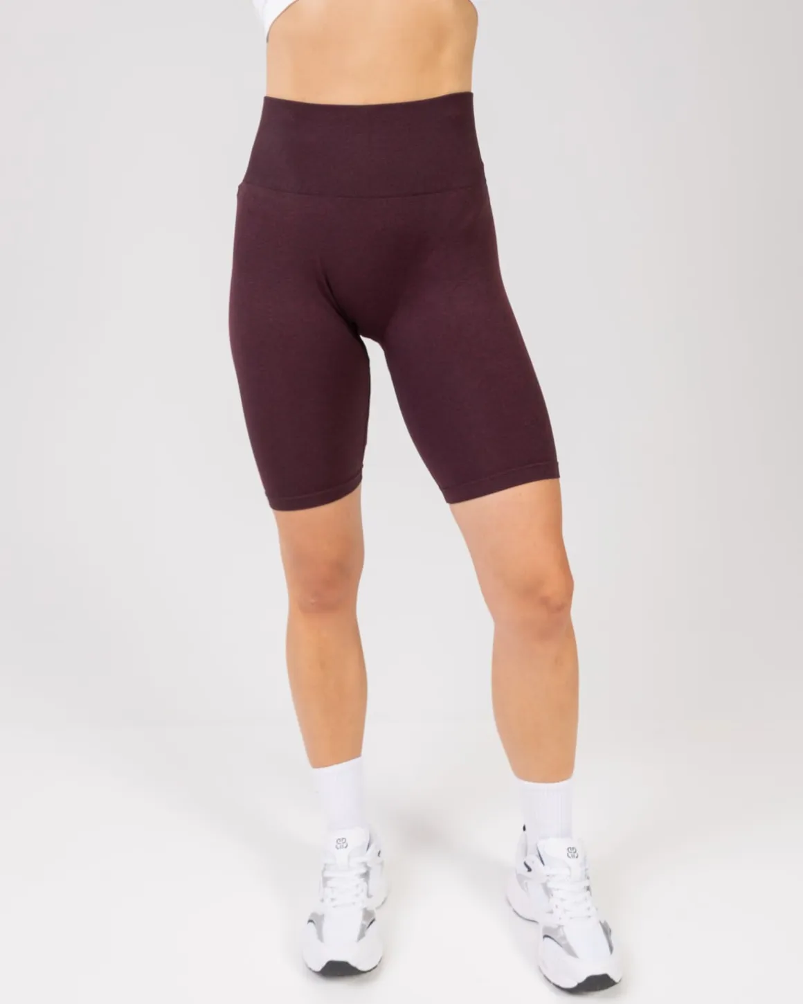 Beam Biker Shorts Red Maroon Marl