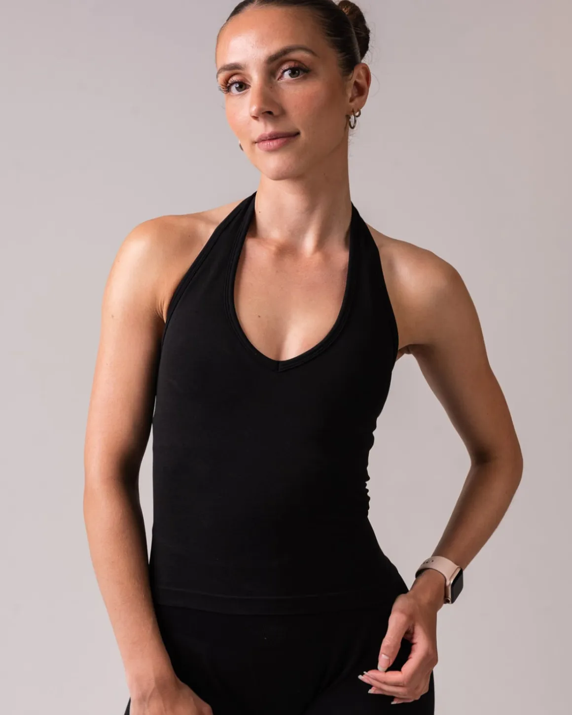 Beam Clean Halter Top Black