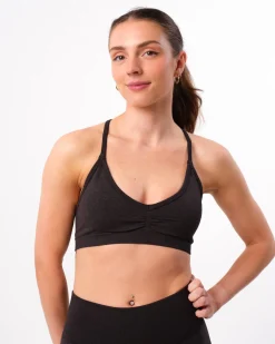 Beam Clean Mini Bra Black Iron Marl