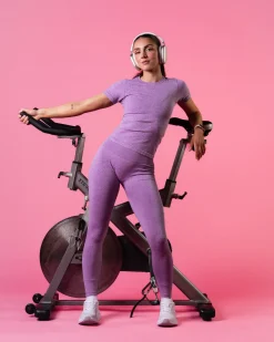 Beam Clean Tights Lilac Dewberry Marl