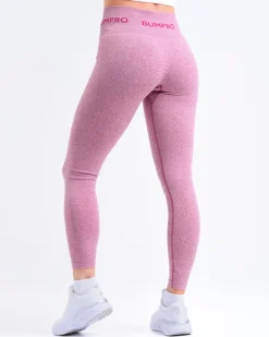 Beam Logo Tights Pink Vivacious Marl
