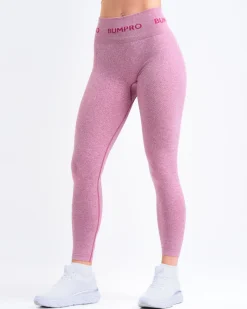 Beam Logo Tights Pink Vivacious Marl