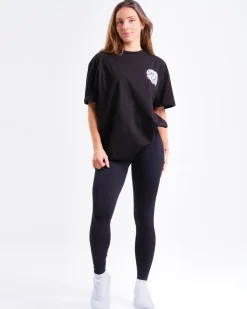 Beam Logo Tights Solid All Black
