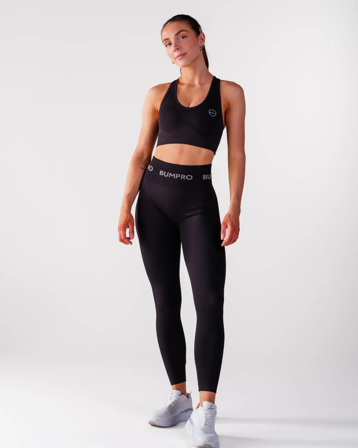 Beam Logo Tights Solid Black