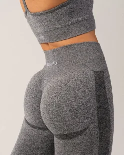 Beam Scrunch Tights Black Marl