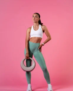 Beam Scrunch Tights Green Gumdrop Marl