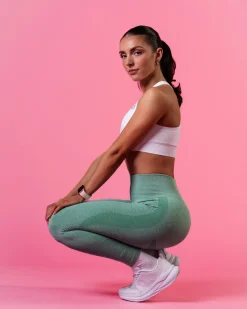 Beam Scrunch Tights Green Gumdrop Marl