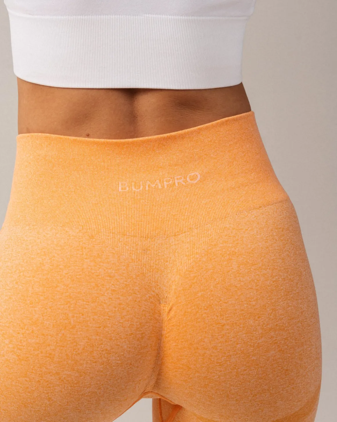 Beam Scrunch Tights Orange Jelly Marl