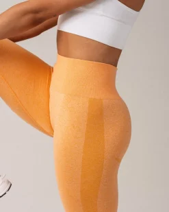 Beam Scrunch Tights Orange Jelly Marl