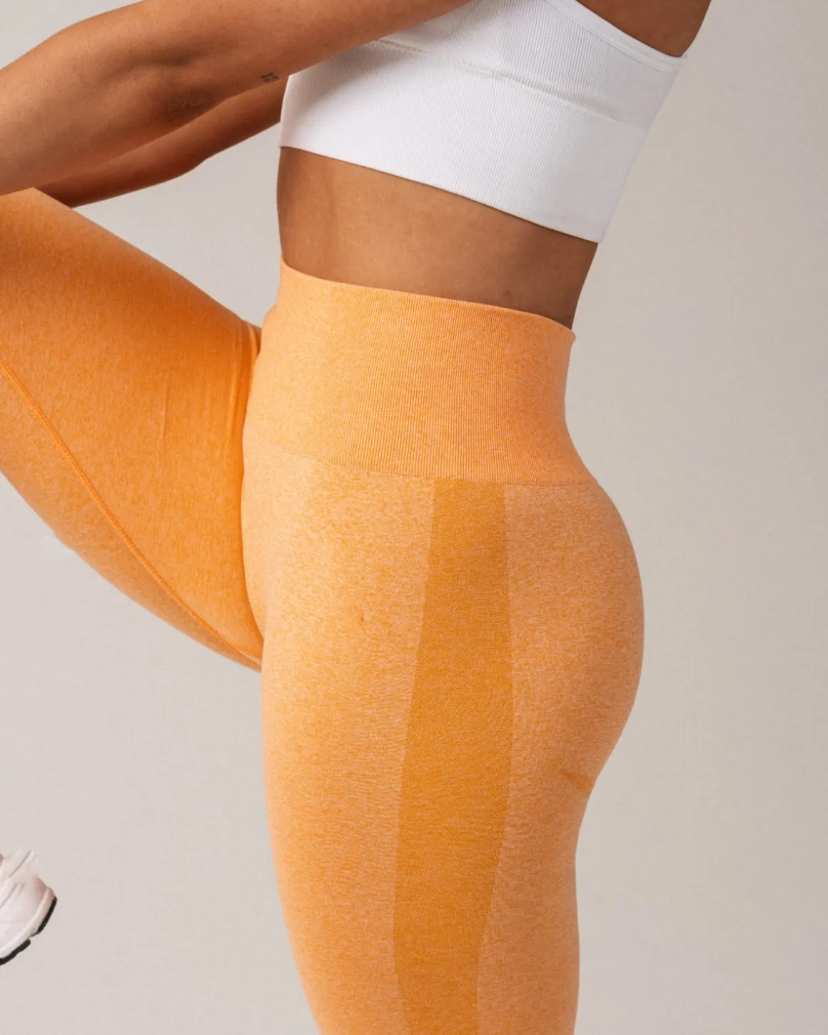 Beam Scrunch Tights Orange Jelly Marl