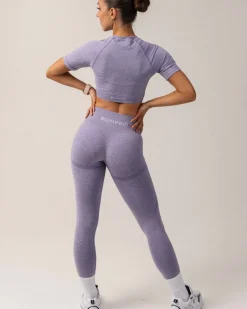 Beam Scrunch Tights Purple Pop Marl