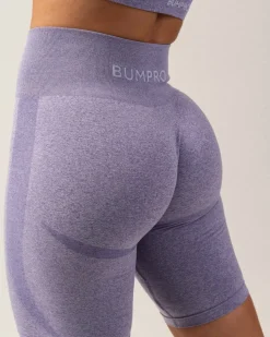 Beam Shorts + Beam Clean Super Crop Tee Purple Pop SET