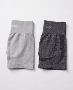Beam Shorts 5″ Grey+Black 2-PACK
