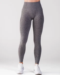 Beam Tights Black Marl