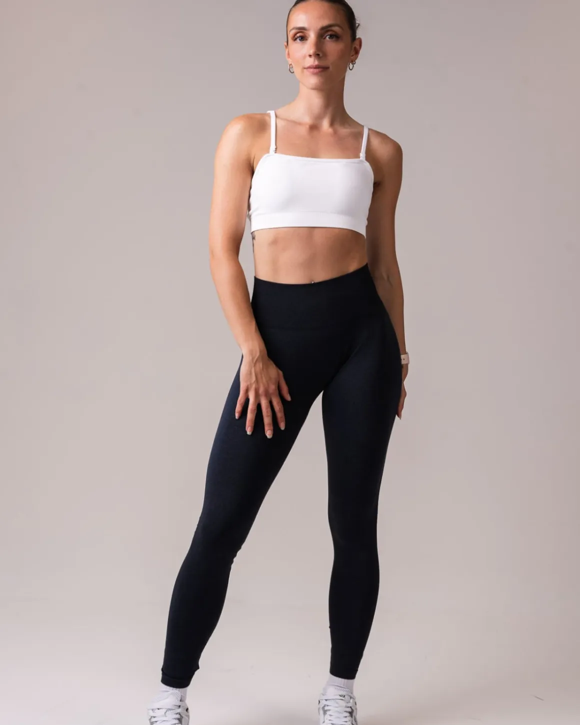 Beam Tights Dark Navy Marl