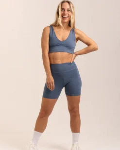 Biker Shorts Dusty Blue