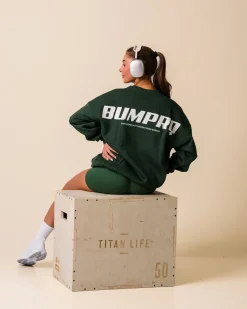 BP Mega Sweater Green Dark