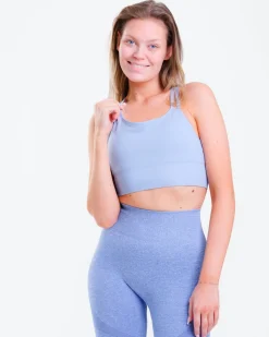 Bra & Tights Seamless Blue SETT