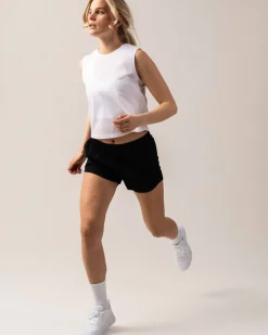 Breeze Mesh Muscle Tank White