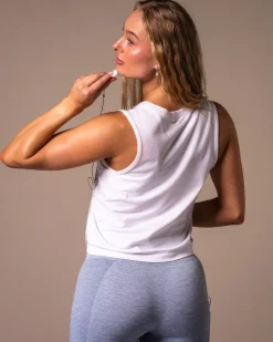 Breeze Seamless Tank White Brilliant