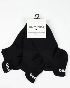 Bumpro Airy Workout Socks Black 9-PACK