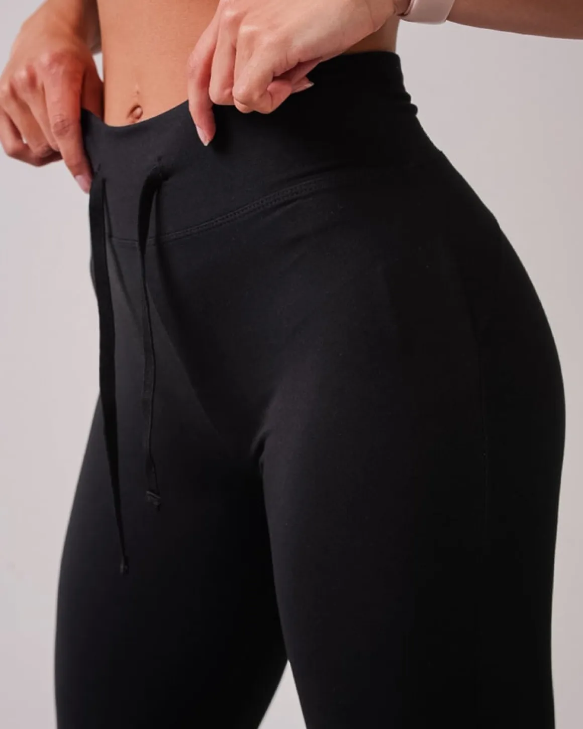 Calm Straight Leg Pants All Black