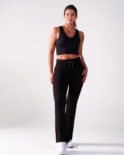 Calm Straight Leg Pants 2.0 Black