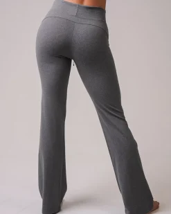Calm Straight Leg Pants 2.0 Dark Grey Marl