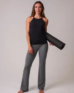 Calm Straight Leg Pants 2.0 Dark Grey Marl