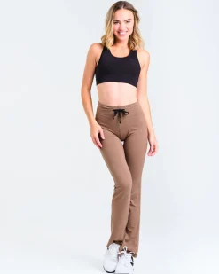 Calm Straight Leg Pants 2.0 Mole Brown Marl
