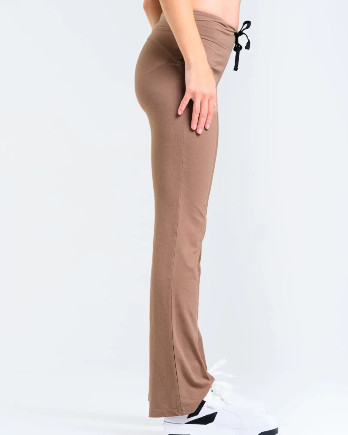 Calm Straight Leg Pants 2.0 Mole Brown Marl