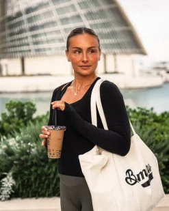 Canvas Tote Bag Off White/70s – One Size