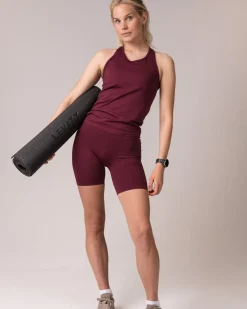 Challenge Seamless Tank Burgundy
