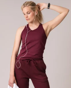 Challenge Seamless Tank Burgundy