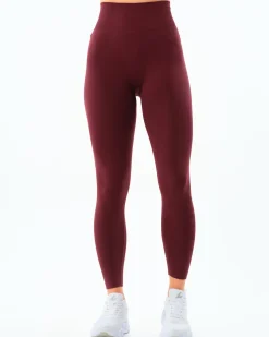 Challenge Seamless Tights Burgundy