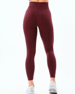 Challenge Seamless Tights Burgundy