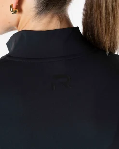 Clean Zip Longsleeve Black