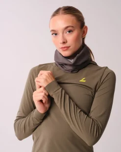 Conquer Neck Warmer Dusty Green Reflective – One Size