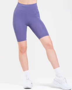 Conquer Running Pocket Shorts 8″ Lilac Heron