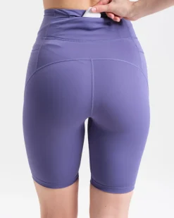 Conquer Running Pocket Shorts 8″ Lilac Heron
