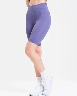 Conquer Running Pocket Shorts 8″ Lilac Heron