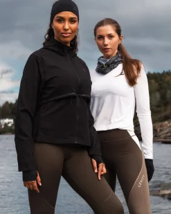 Conquer Running Pocket Tights Green Forest