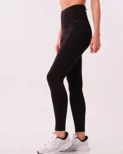 Conquer Running Pocket Tights Black