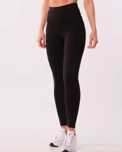 Conquer Running Pocket Tights Black