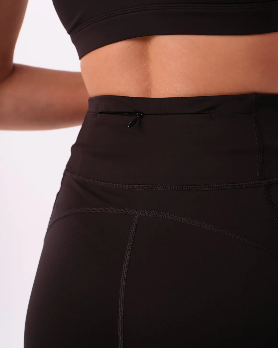 Conquer Running Pocket Tights Black
