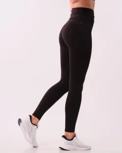 Conquer Running Pocket Tights Black