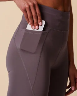 Conquer Running Pocket Tights 2.0 Grey Granite