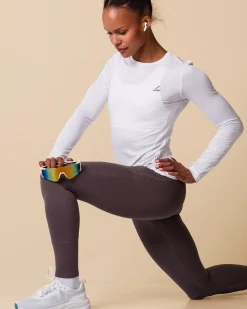 Conquer Running Pocket Tights 2.0 Grey Granite