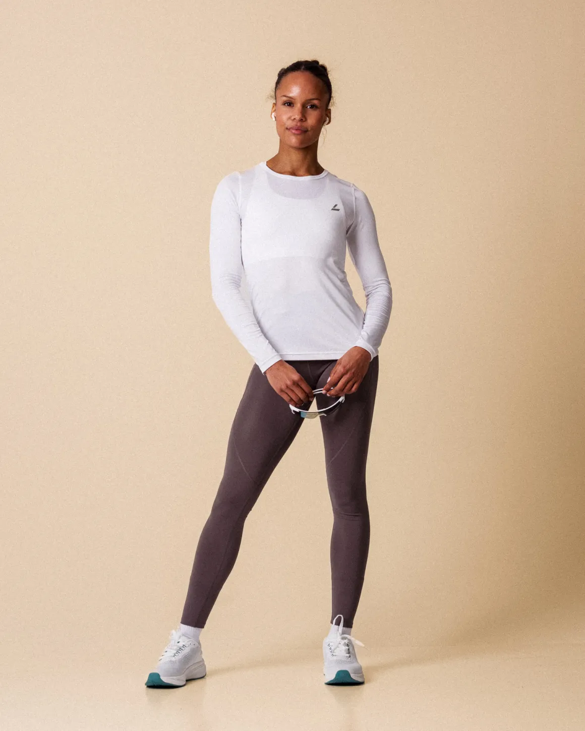 Conquer Running Pocket Tights 2.0 Grey Granite