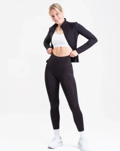 Conquer Running Pocket Tights Black Beauty